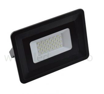 Proiector LED 30W 220V Slim Negru SMD2835