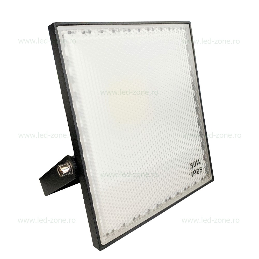 Proiector LED 30W Slim Negru LI30