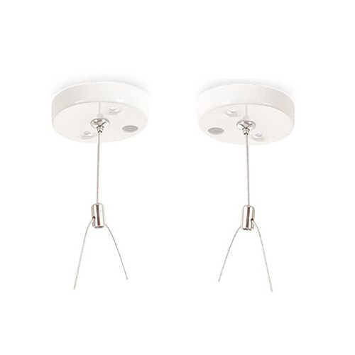 Set 2 Tiranti Suspendare Corp LED 45W Alb 120cm CCT