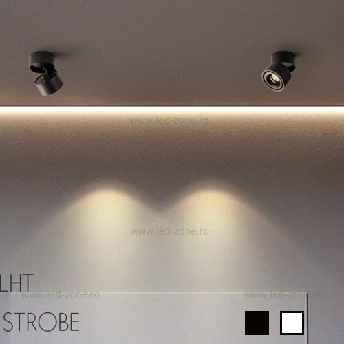 Spot LED 12W SMD Rotund Mobil Alb Natural