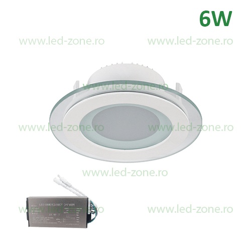 Spot LED 6W Rotund LZ01 Alb Emergenta