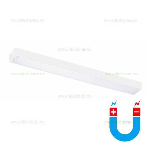 Spot LED Magnetic 10W Liniar Mat Alb Ultra Slim
