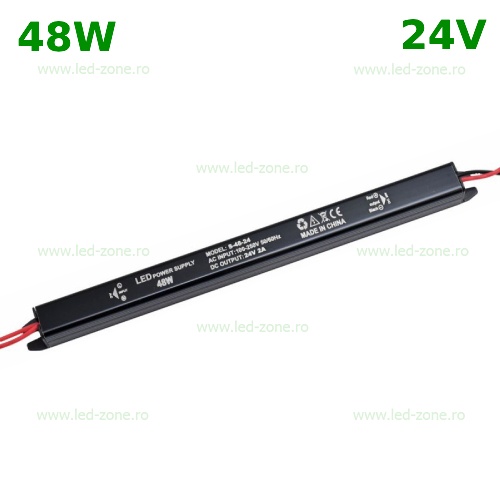 Sursa Alimentare Banda LED 24V 48W Bagheta