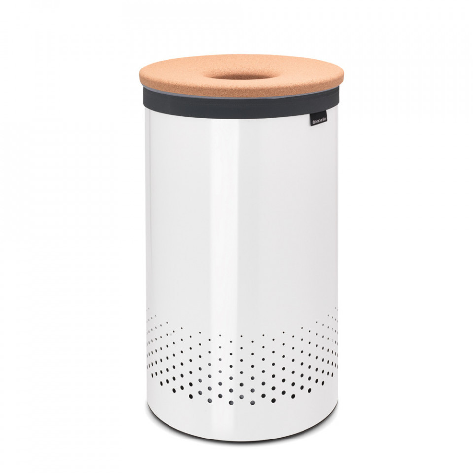 Cos de rufe Brabantia 60L, Alb, capac pluta 90300241