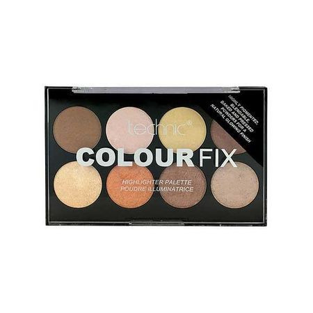Paleta 8 pudre iluminatoare Technic Colour Fix Highlighter Palette Technic imagine noua