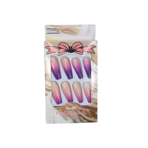 Set 12 Unghii False Degrade, Fashion Nail, 05 Set 12 Unghii False Degrade, Fashion Nail, 05