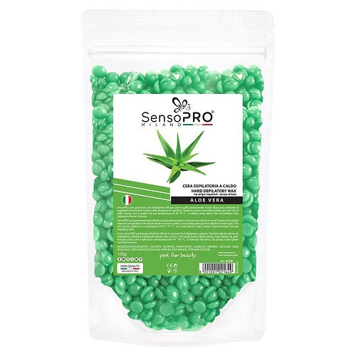 Ceara epilat elastica granule, SensoPro, Aloe Vera, 100 g Ceara epilat elastica granule, SensoPro, Aloe Vera, 100 g