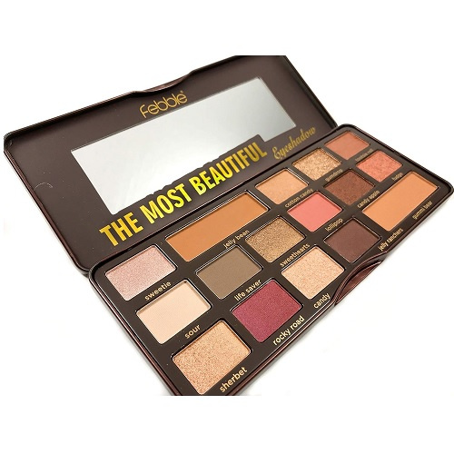 Paleta fard ochi, Febble, The Most Beautiful, 16 farduri, 25 g Paleta fard ochi, Febble, The Most Beautiful, 16 farduri, 25 g