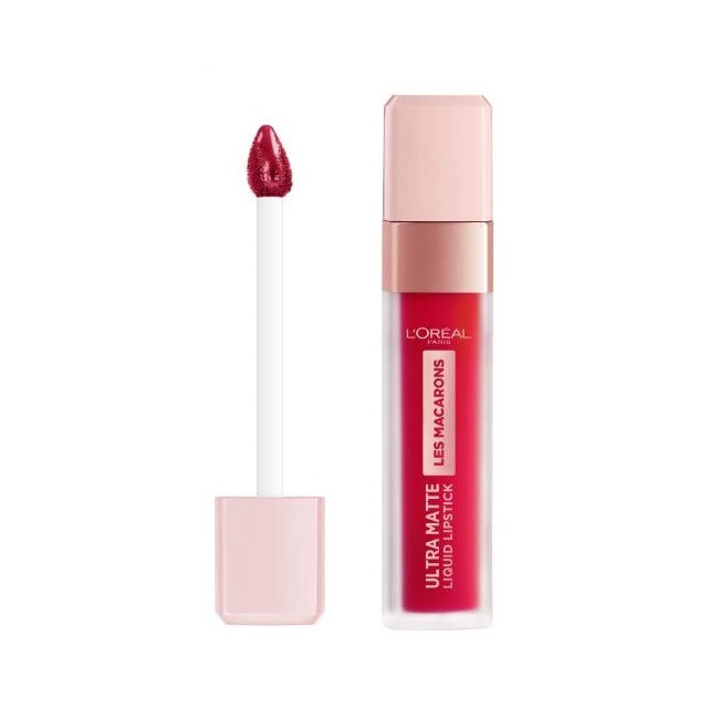 Ruj de buze, loreal, les macarons ultra matte, 828 framboise frenzy
