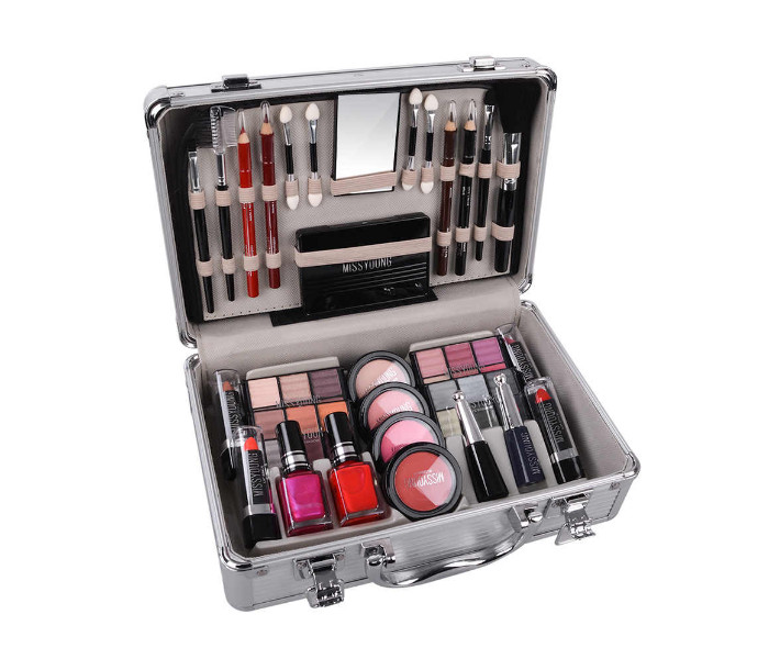 Trusa Machiaj + Geanta depozitare cosmetice Magic Color Makeup Kit Magic Color imagine noua