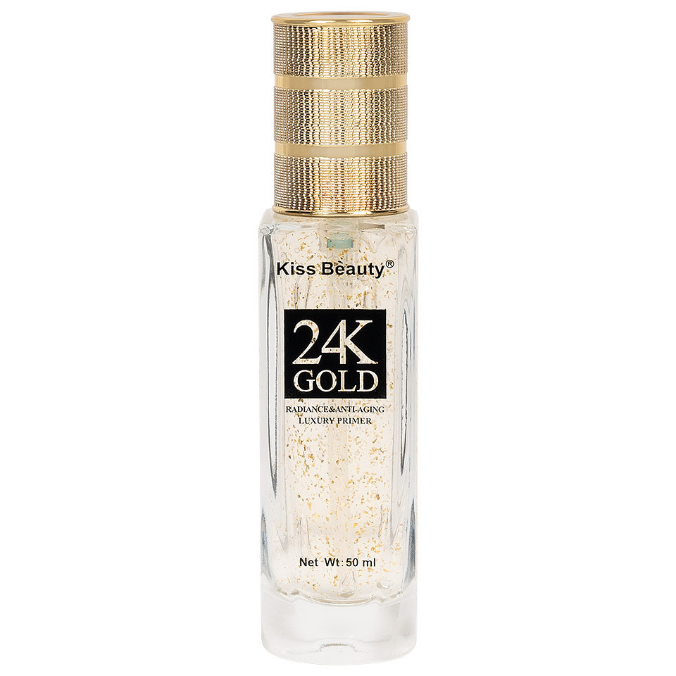 Baza de machiaj, kiss beauty, 24k gold luxury primer, 50 ml