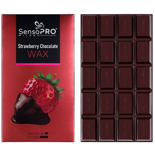 Ceara epilat elastica, SensoPro, Wax Chocolate, Capsuni, 400 g SensoPro imagine noua
