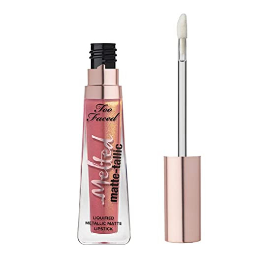 Ruj de buze lichid, too faced, melted matte metallic, our lips are sealed