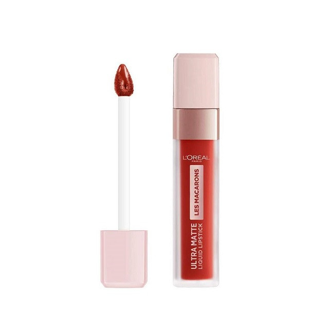 Ruj de buze, loreal, les macarons ultra matte, 832 strawberry sauvage