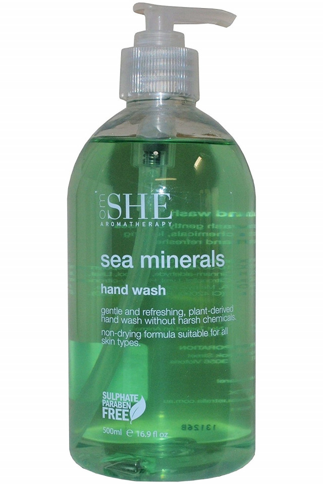 Sapun lichid de maini Om She Aromatherapy Sea Minerals Hand Wash, 500 ml Sapun lichid de maini Om She Aromatherapy Sea Minerals Hand Wash, 500 ml