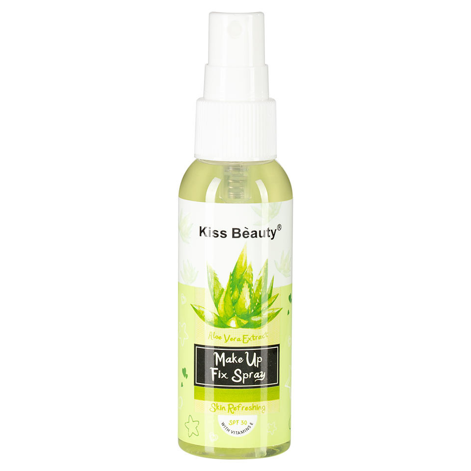 Spray Fixare Kiss Beauty Cu Aloe Vera, 60 ml Kiss Beauty imagine noua