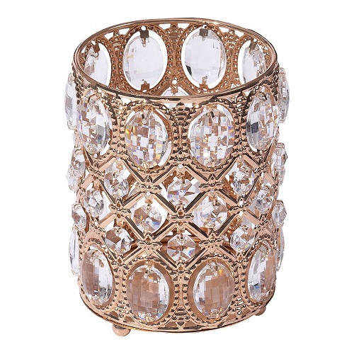 Suport pensule machiaj, luxorise, exquisite gold