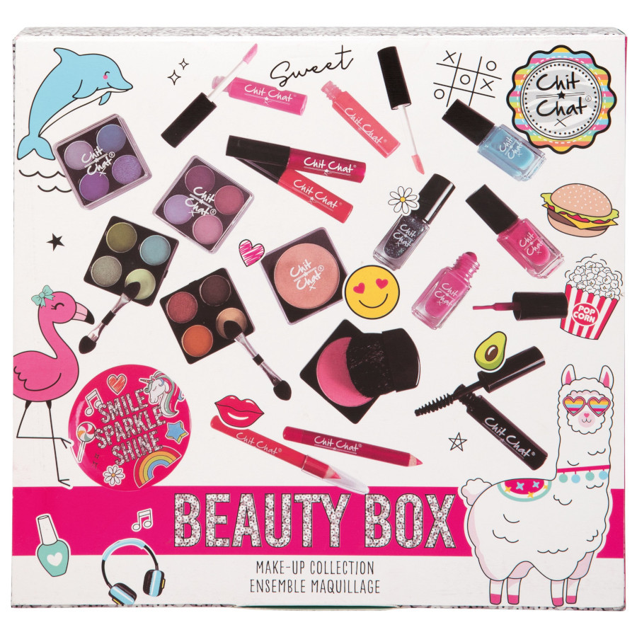 Trusa machiaj, chit chat, beauty box