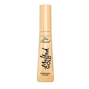 Luciu de buze too faced melted gold lip gloss pure gold