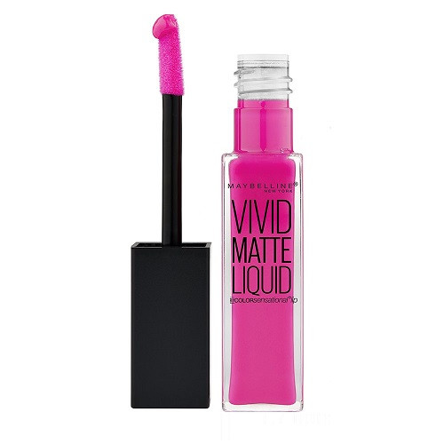 Ruj de buze, Maybelline, Vivid Matte Liquid, 15 Electric Pink Ruj de buze, Maybelline, Vivid Matte Liquid, 15 Electric Pink