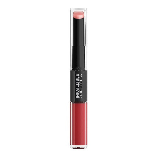 Ruj de Buze Rezistent la Transfer, Loreal Paris, Infaillible 24H, 501 Timeless Red, 5.6 ml