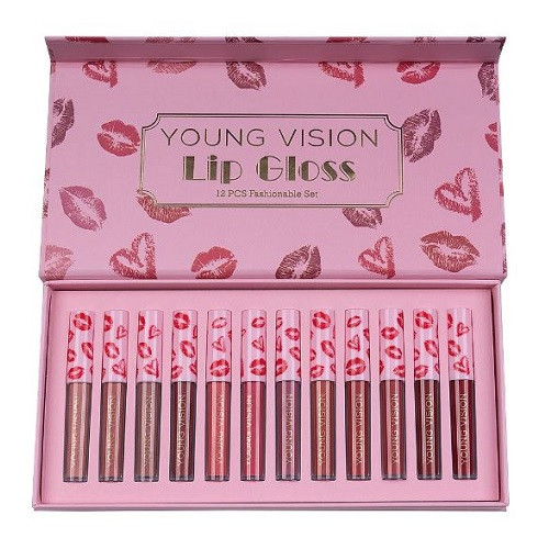 Set 12 rujuri de buze, Young Vision, Lip Gloss Fashionable topstar.ro imagine noua