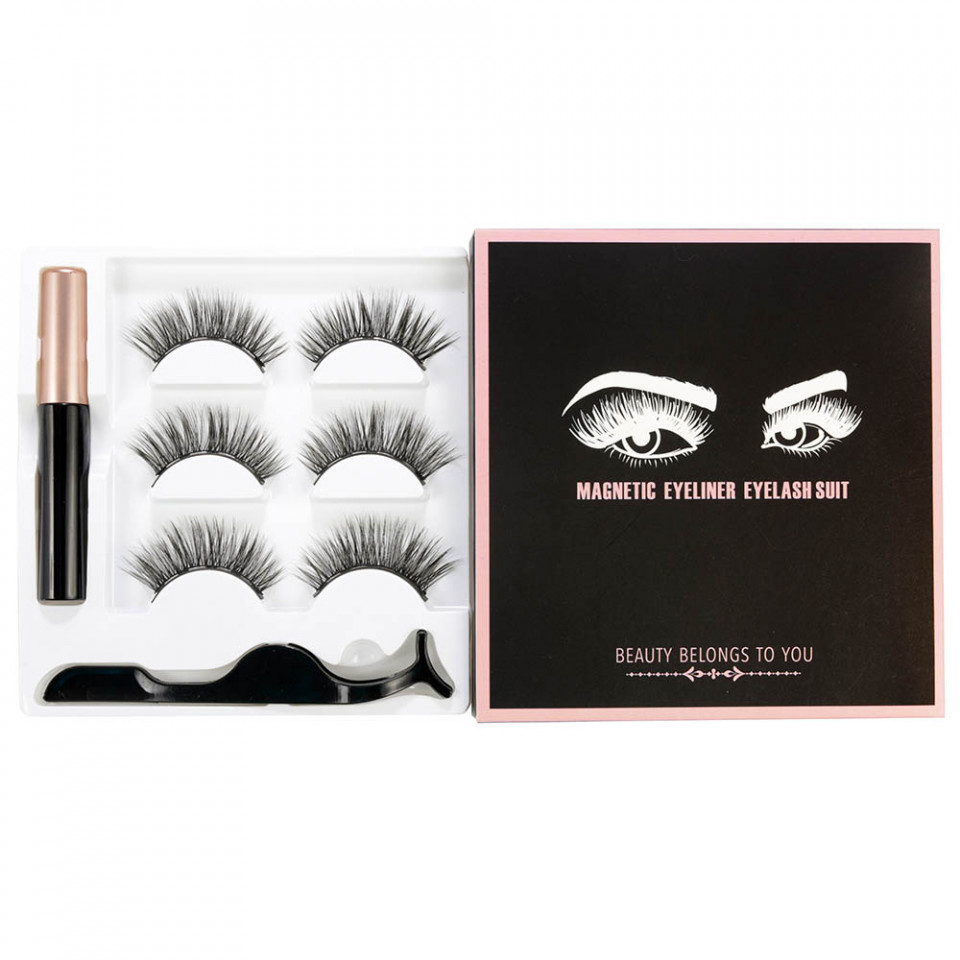 Set Gene False Magnetice, Beauty Belongs To You, Tus magnetic inclus, Nr 17 Set Gene False Magnetice, Beauty Belongs To You, Tus magnetic inclus, Nr 17