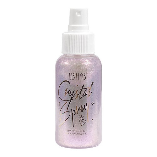 Spray iluminator de corp, ushas, crystal, 04, 80 ml