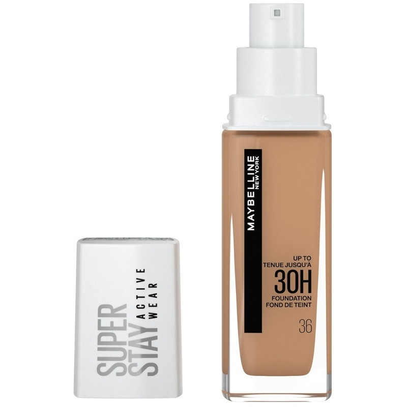 Fond de ten, maybelline, super stay active wear, 36 warm sun, 30 ml