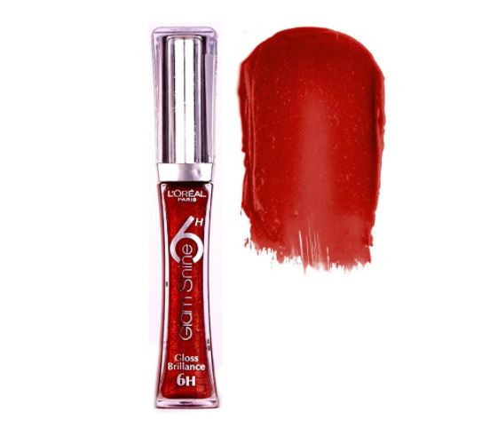 Luciu de buze / gloss buze loreal glam shine, nuanta 503 unlimited red