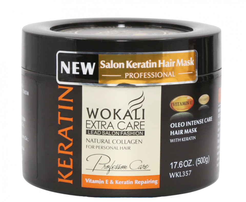 Masca de par Wokali Extra Care Salon Cu Keratina, Colagen si Vitamina E topstar.ro imagine noua
