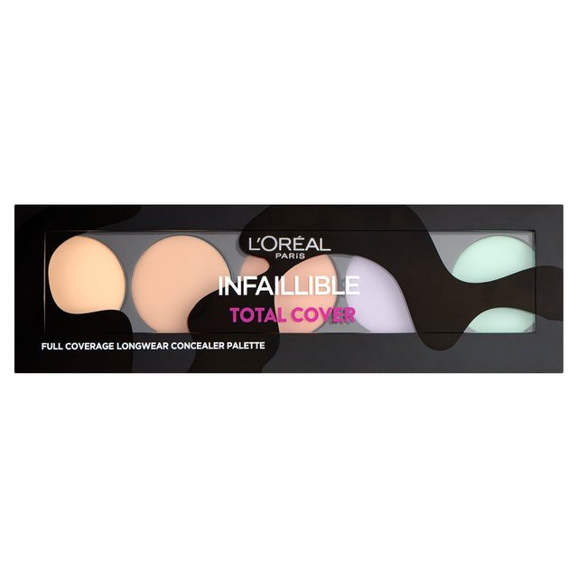 Paleta corectoare Loreal, Total Cover, Full Coverage, 5 culori Anticearcan imagine noua inspiredbeauty