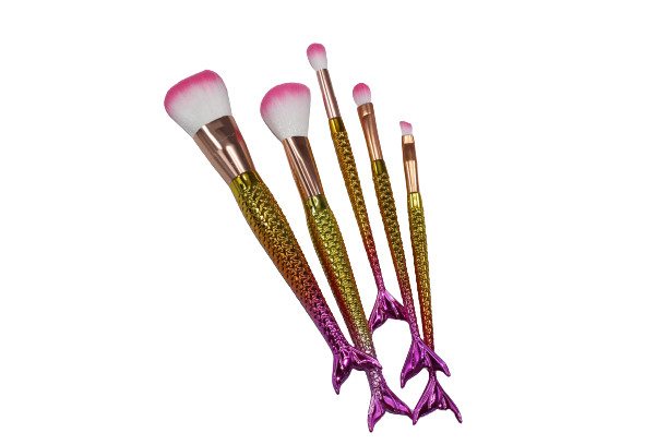 Set 5 pensule mermaid, makeup brush