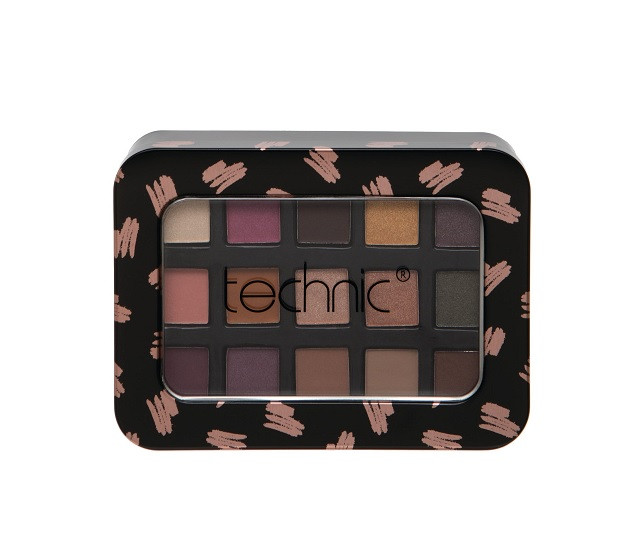 Trusa machiaj, technic, pressed pigment tin