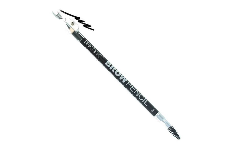 Creion Sprancene, Technic, Brow Pencil, Black Technic imagine