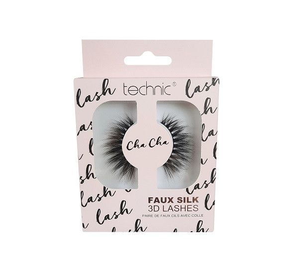 Gene false, technic, faux silk 3d lashes, cha cha, adeziv inclus