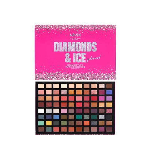 Paleta de farduri, NYX, Diamonds Ice, 80 culori NYX imagine noua