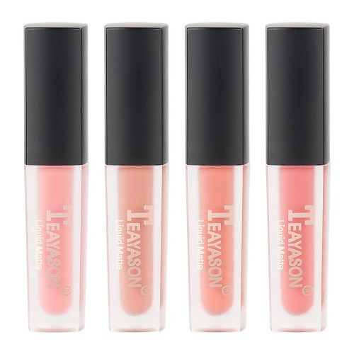 Set 4 rujuri lichide mate, teayason, matte, baby got peach
