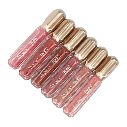 Set 6 luciuri de buze, ushas, lip gloss, natural