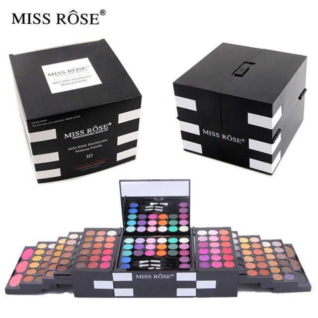 Trusa machiaj 148 culori Miss Rose Blockbuster 3D Palette Miss Rose imagine noua