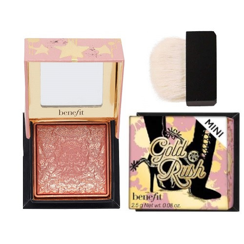 Fard de obraz, Benefit, Gold Rush, Mini, Pensula inclusa 2.5 g