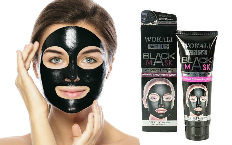 Masca de fata Peel Off cu vitamine si acid hialuronic, Wokali Black Mask, 130 ml topstar.ro imagine noua
