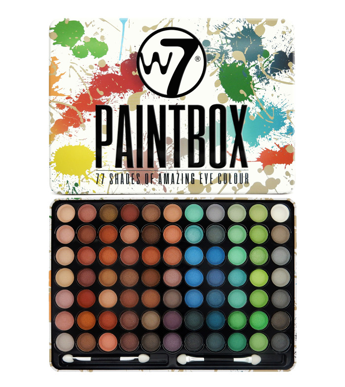 Paleta farduri de ochi W7 Paintbox 77 culori topstar.ro imagine noua