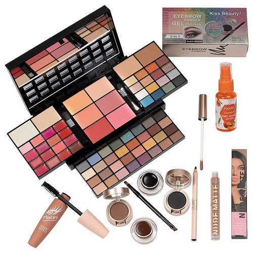 Set machiaj, Makeup, Exclusive Beauty Makeup Box, 16 Makeup imagine noua