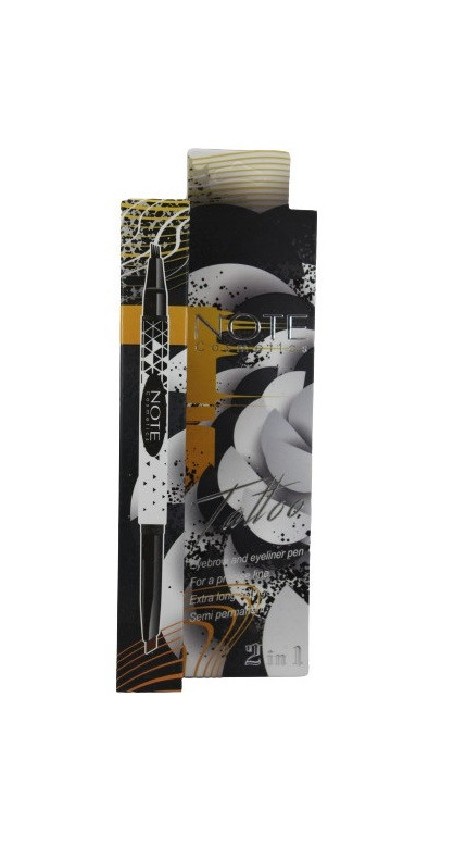 Creion sprancene microblading, note cosmetics, light caffe