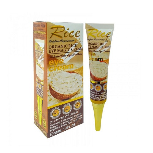 Crema reparatoare pentru zona ochilor, cu orez, Wokali, Rice Eye Magic Cream, 30 ml