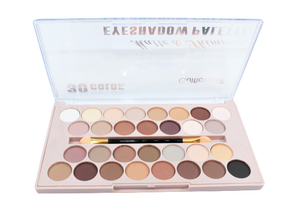 Paleta de farduri gulflower, eyeshadow palette, matte shimmer, 30