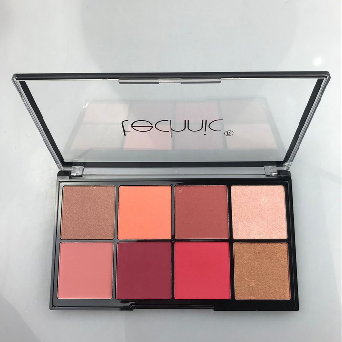Paleta fard de obraz si iluminator Technic Jungle Fever Blush Highlight Palette Blush imagine noua inspiredbeauty
