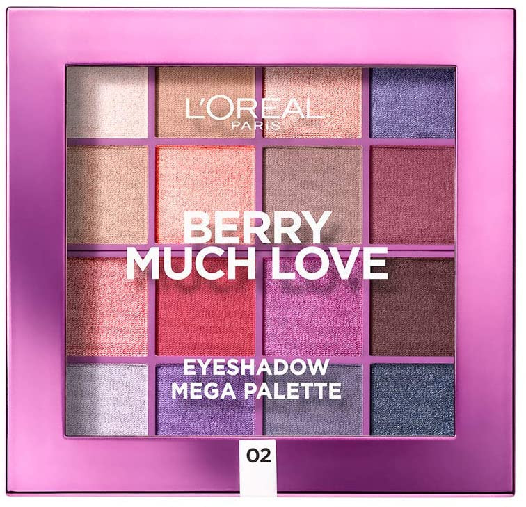 Paleta farduri de ochi Loreal Berry Much Love Mega Palette Berry imagine noua inspiredbeauty