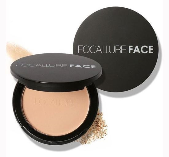 Pudra de fata compacta Focallure 02 Natural Beige Beige imagine